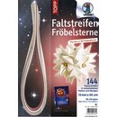Faltstreifen Fr�belsterne, farblich sortiert