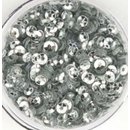 Pailletten gew�lbt 8 mm silber