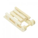Holzschlitten roh