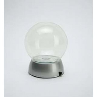 Glaskuppel LED weiss 10 cm