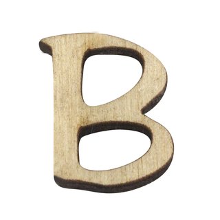 Holzbuchstabe B