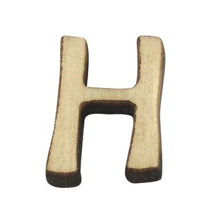 Holzbuchstabe H