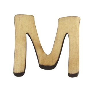 Holzbuchstabe M