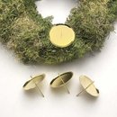 Kerzenhalter gold 8 cm