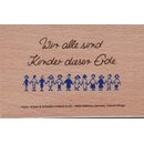 Poesie-Stempel Wir alle sind Kinder...