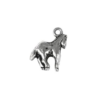 Metall-Anhnger , Pferd, 13 mm, se  1,5 mm, nick