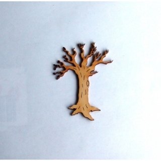 Baum im Winter ohne Laub (Gr��e: 80 mm)