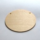Ovales T�rschild aus Holz