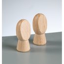 Holzhände roh, 5 mm Bohrung (L 18 x 10 mm)