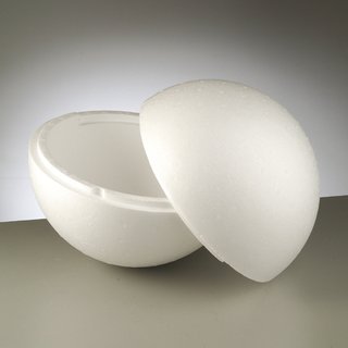 Styroporkugel teilbar (16 cm)
