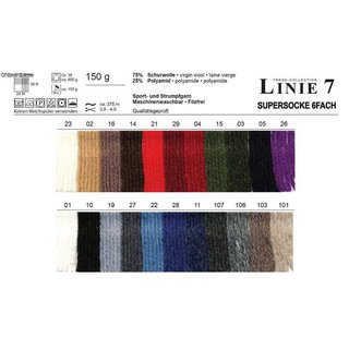 L 7 Supersocke 6-fach (107)