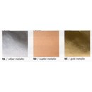 Verzierwachsplatte metallic (gold)