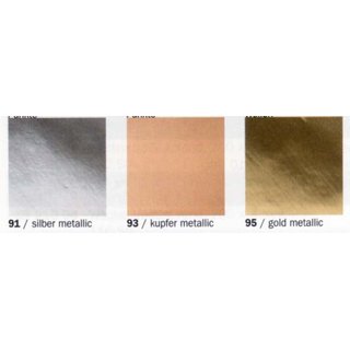 Verzierwachsplatte metallic (silber)
