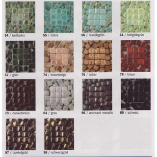 Mosaixminis Keramik glasiert 5x5x3 mm (wei�)
