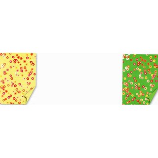 Karton Flower Sonnenblumen (Farbe: gr�n)