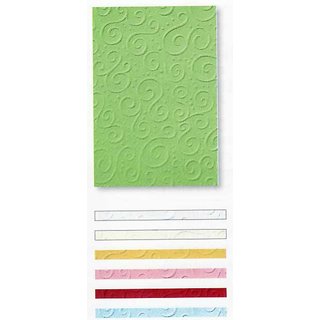 Pr�gekarton Milano (Farbe: wei�)