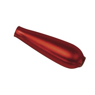 Glas-Tropfen matt 21x7 mm lnglich glatt (rot)