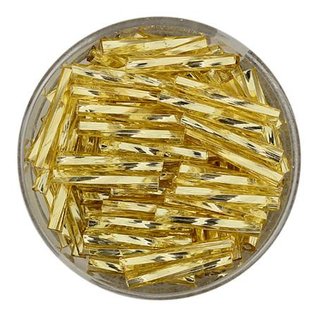 Glasstifte twistet, 6 - 25 mm (gold, 15 mm)