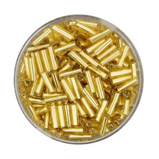 Glasstifte, 6 mm (silbereinzug gold)
