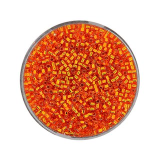 Delica Beads 2 mm (orange Silbereinzug)