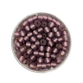 Rocailles matt silbereinzug 4,5 mm (amethyst)