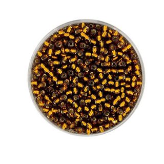 Rocailles mit Silbereinzug 2,6 mm (topas)