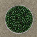 Rocailles silbereinzug, 2,6 mm, matt (grün)