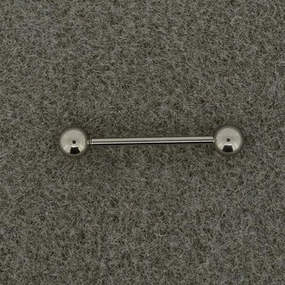 Gewinde m. 2 Kugeln platin (39 mm)