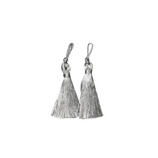 Quaste 5 cm lang (silber)