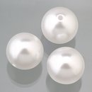 Wachsperlen, 25 mm, wei�