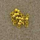 Metallquetschperlen goldfb. 2 mm
