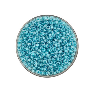 Rocailles m. Farbeinzug 2,6 mm t�rkis
