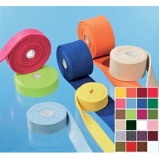 Filzband 1,5 m x 2 cm, 3 mm schwarz