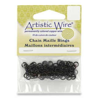 Chain Maille Ringe 5,6 mm schwarz