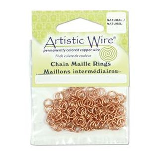 Chain Maille Ringe 6 mm rosegold