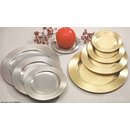 Teller glatt D 17 cm gold