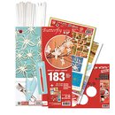 Wei�e Schmetterlinge -  Quillingset
