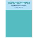 Transparentpapier türkis