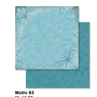 Scrapbooking-Papier Glitter Winter Motiv 63