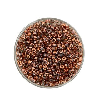 Rocailles, 2,6 mm Sonderfarben (kupfer-kristall)
