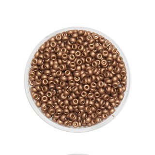 Rocailles metallic 2,6 mm orange
