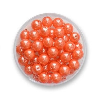 Wachs-Glasperle 8 mm lachs