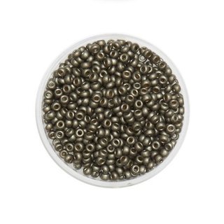 Rocailles metallic 2,6 mm grau