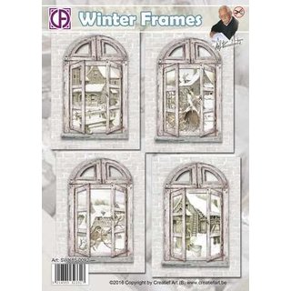 Kartenset Winterfenster