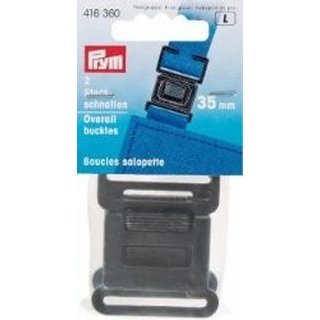 Steckschnalle 35mm schwarz