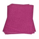 Moosgummiplatte Glitter pink
