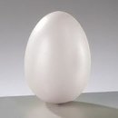 Kunststoff-Ei weiss 8,5x6 cm