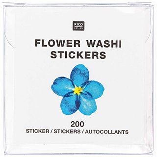 Flower Washi Stickers Botanic