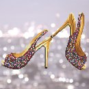 Diamond Dotz High Heels