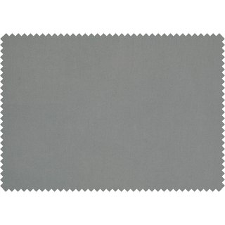 Stoff Baumwolle uni grau silber